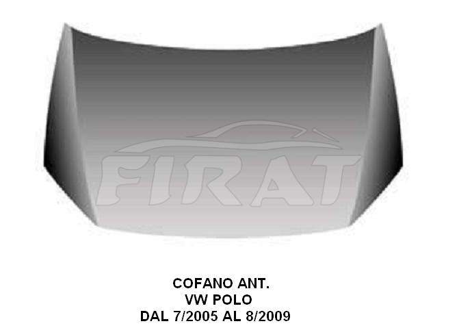 COFANO VW POLO 05 - 09 ANT.